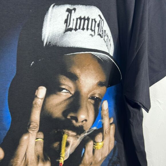 🔥🔥 “NEW” SNOOP DOGG Big Face Rap Music Concert Tee “Rare” Sz XL - Never Worn - Picture 4 of 6